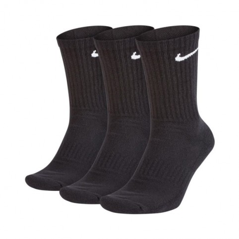 Nike Everyday Cushioned SX7664-010 Î‘Î¸Î»Î·Ï„Î¹ÎºÎ­Ï‚ ÎšÎ¬Î»Ï„ÏƒÎµÏ‚ ÎœÎ±ÏÏÎµÏ‚ 3 Î–ÎµÏÎ³Î·